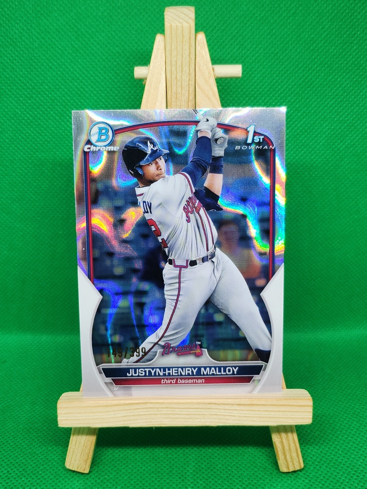 2023 Bowman Chrome Justyn-Henry Malloy 149/399 1st Bowman Lava Refractor #BCP-51