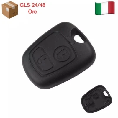 COMPATIBILE PER CITROEN CHIAVE COVER GUSCIO 2 TASTI PER TELECOMANDO CITROEN C1 C2 C3 AYGO ITALIA-