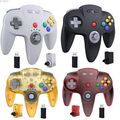 Wireless Rechargeable Controller for N64 Switch/Switch 2 Online PC Raspberry Pi