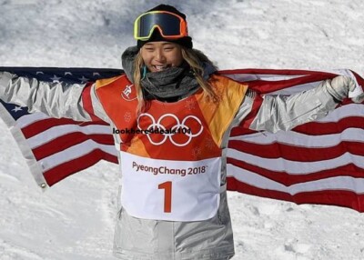 CHLOE KIM Photo 5x7 OLYMPICS 2018 Snowboarding Halfpipe Gold Medal USA