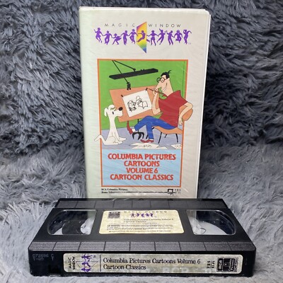 Columbia Pictures Cartoons Volume 6 Cartoon Classics VHS Tape 1985 Magic Window