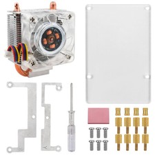 ICE Tower CPU Cooling Fan for Raspberry Pi 5B pi5 Cooler U-Shaped Copper Tube