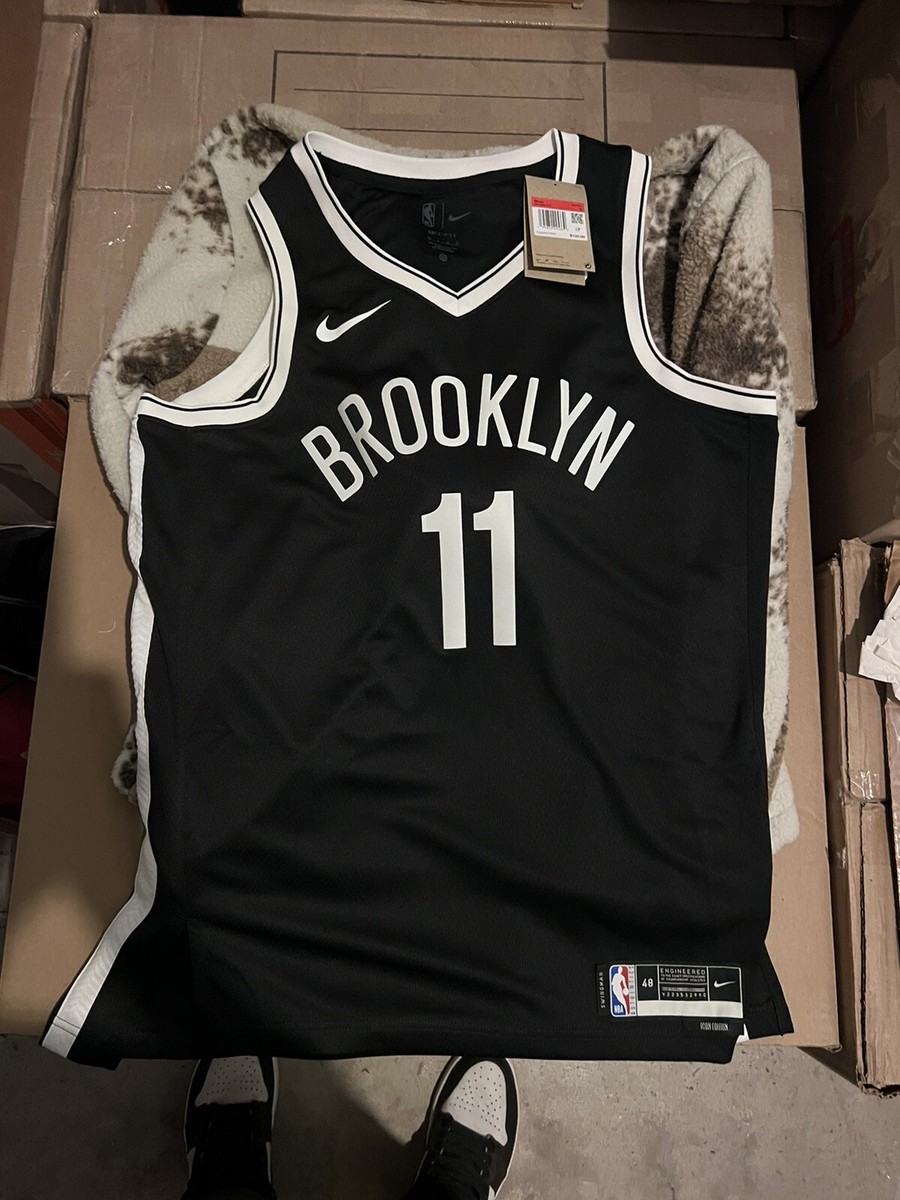 Nike Brooklyn Nets KYRIE IRVING NBA Jersey #11 Men's Large 48 New