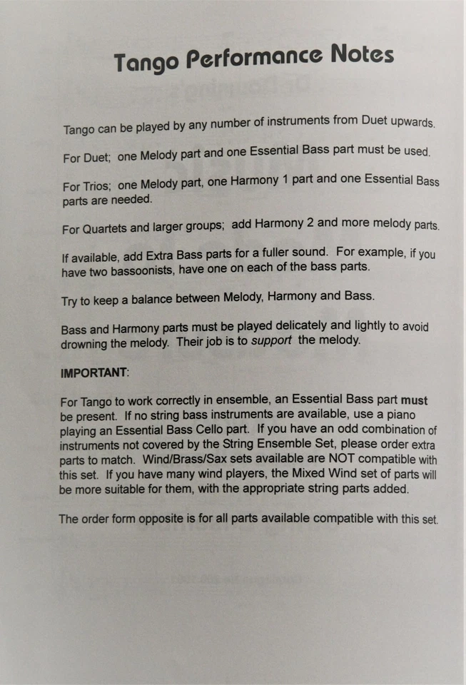 Tango by Albeniz for string ensemble - Image 2 of 2