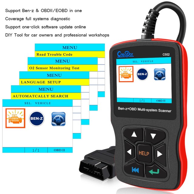 Obd разъем w211