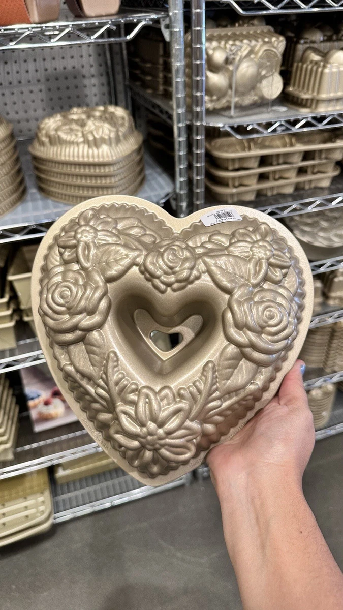 Nordic Ware Floral Heart Bundt Pan