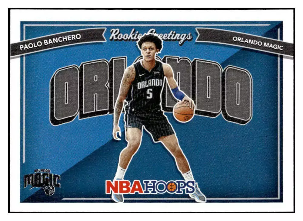 PAOLO BANCHERO RC 2022-23 Panini NBA Hoops Rookie Greetings #1