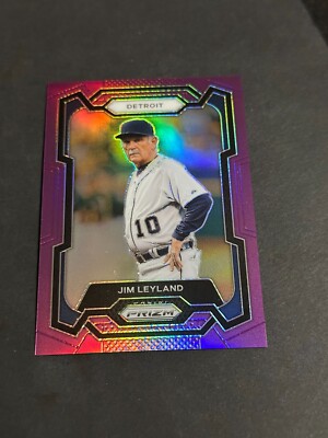 2024 Panini Prizm Jim Leyland Purple Prizm #221 /99 -Tigers - FREE SHIP