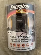 Energizer Energi To Go 150 Watt Mobile Power Inverter Outlet Car Or Airplane