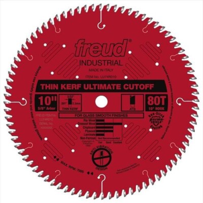 Freud 10'' X 5/8'' X  80T ATB