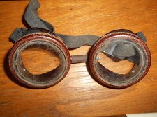 VINTAGE Cesco 527 Patt Pend Protection Safety Motorcycle Aviator Glasses