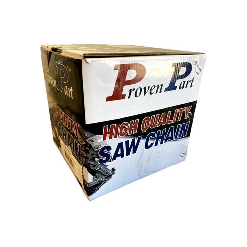 Proven Part 100 Ft Roll 3/8" .050" Full Chisel Chainsaw Chain 72LGX100U A1LM100U - Picture 8 of 11