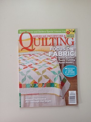 American Patchwork & Quilting Magazine Focus On Fabric  April, 2014