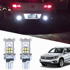 2pcs Bright White Led Backup Reverse Light Bulbs For Volkswagen Tiguan 2009-2018