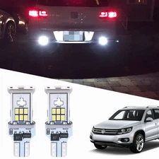 2pcs Bright White LED Backup Reverse Light Bulbs for Volkswagen Tiguan 2009-2018