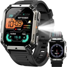 Rugged Smart Watch Men GPS Sport Tracker Smar...