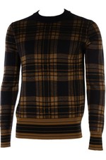 DRIES VAN NOTEN NAVY MEN'S WOOL SWEATER SMALL
