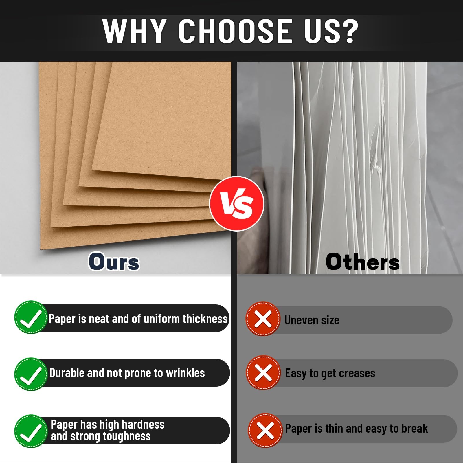 JNENERY 10 Chipboard Sheets 8.5 x 11, 22pt Book Board for Bookbinding,