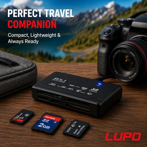 USB Memory Card Reader CF XD SD MS | Compact Flash XD Picture Card PC Mac - Afbeelding 7 van 8