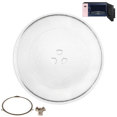 Plateau Tournant pour Micro Ondes, Plateau Micro Onde Universel 25.5cm - Photo 1/4