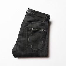    DSQUARED2 Boys size 12Y Distressed Denim Jeans Black