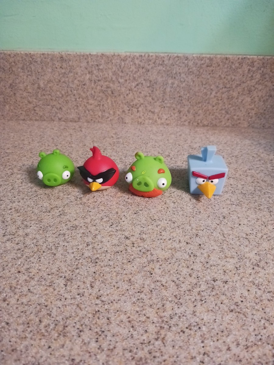 Angry Birds Space Game Replacement Pieces Parts Lot Blue Ice, Red Bird,  Pigs