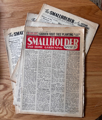 1940's THE SMALLHOLDER Back Issues ALLOTMENT GARDENING SMALL FARMER Magazine