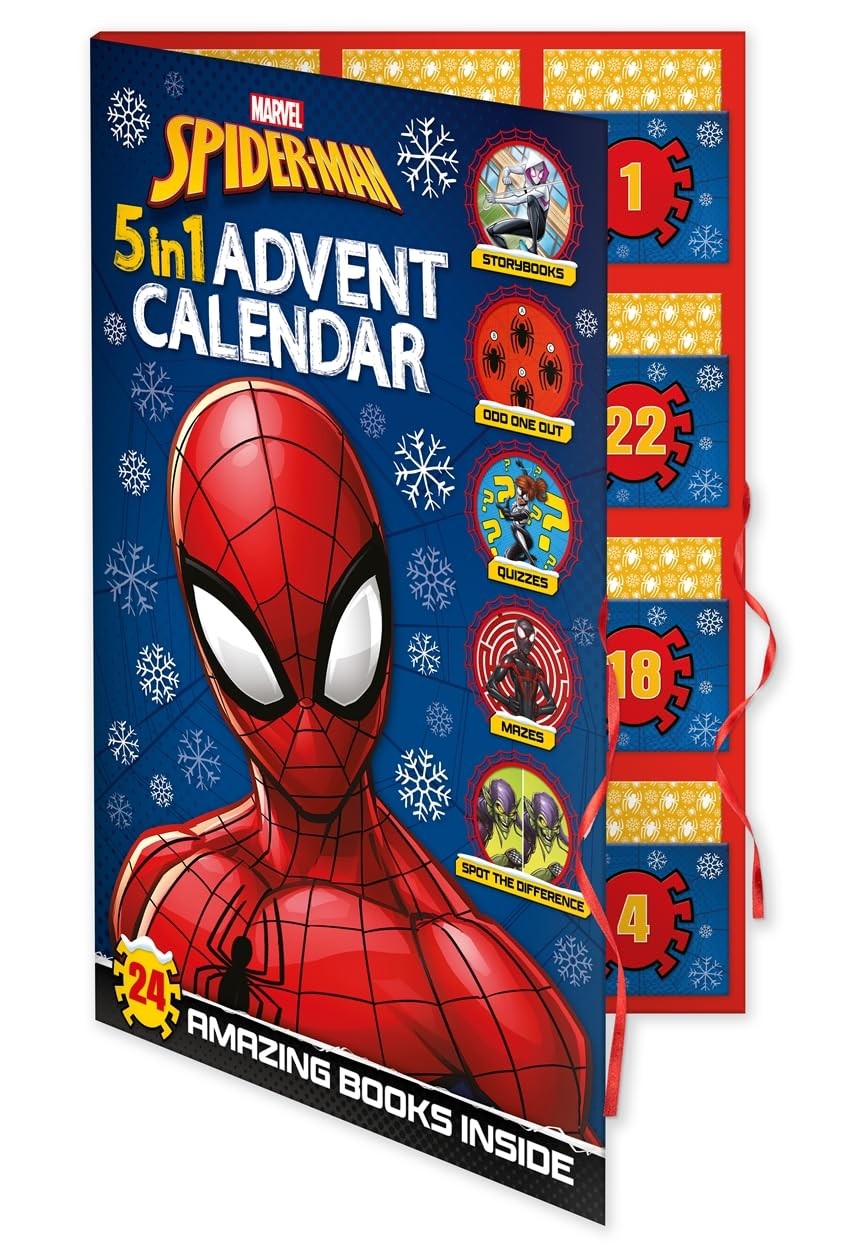 Marvel Spider-Man 5-in-1 Advent Calendar (Countdown to Christmas with sto | TODO