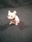 Vtg Westmoreland Glass 2.5” Solid Glass Bulldog Paperweight - Satin Milk Glass