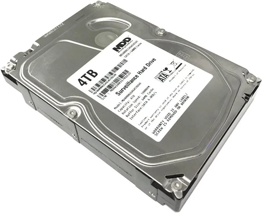 Reliable 4TB 5900RPM SATA HDD for Continuous Surveillance - 24/7 Ready - Image 3 of 4