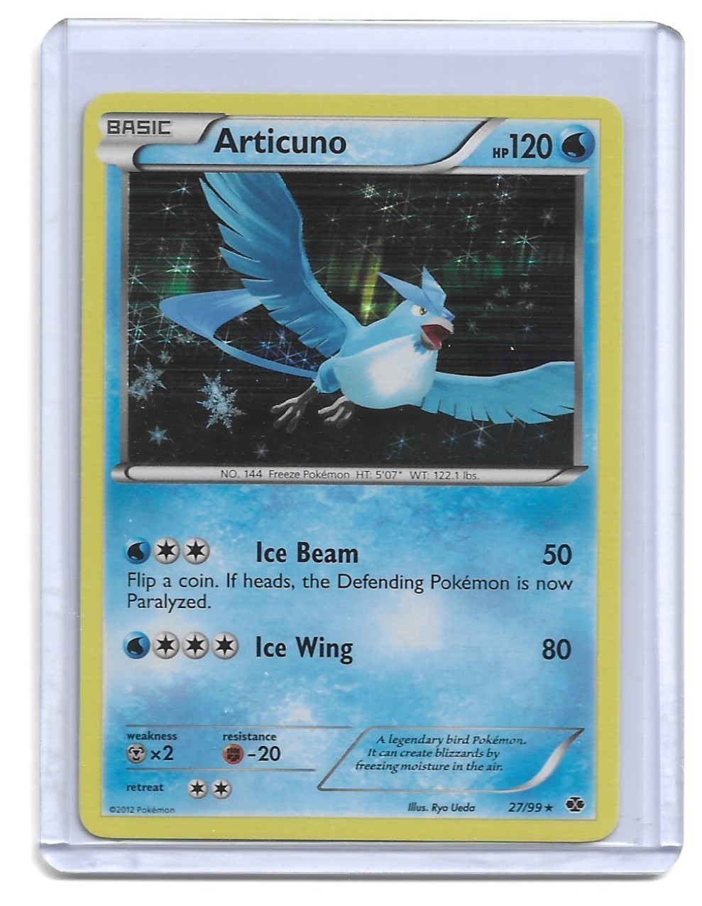 2012 Pokemon - Black & Whinte: Next Destinies Articuno #27/99 Holo