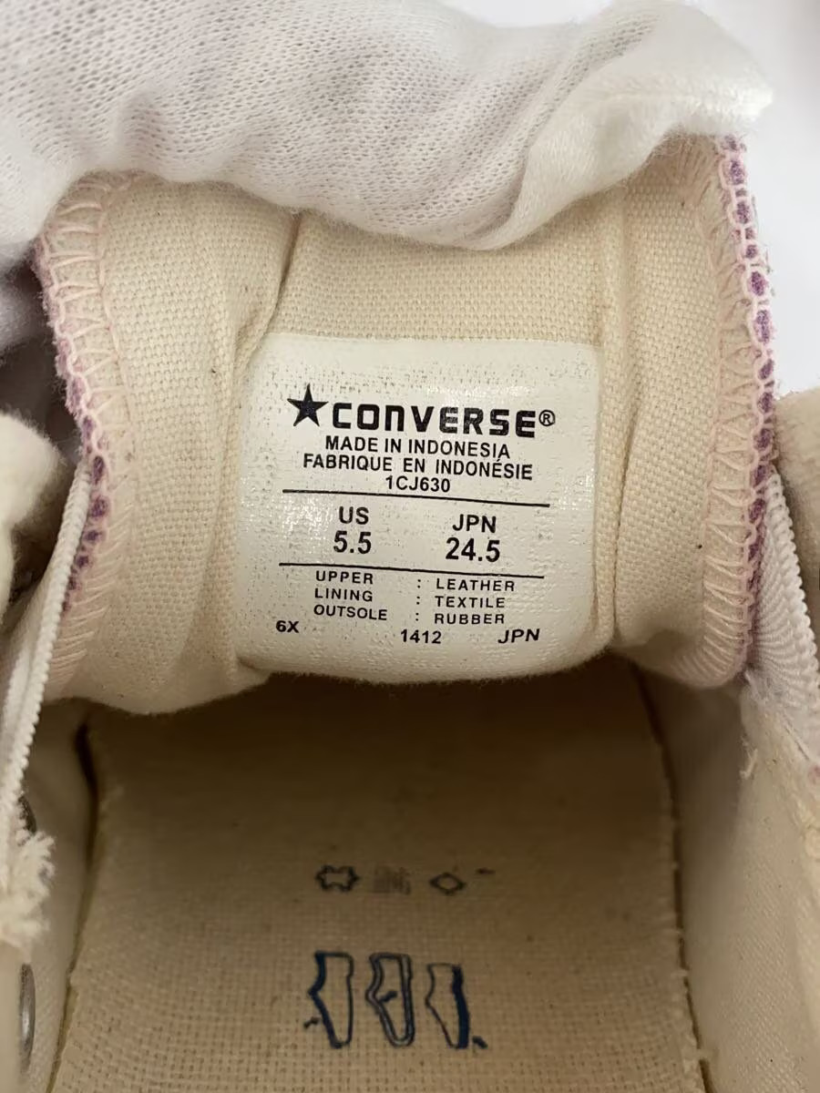 Converse Low-Cut Sneakers/24.5Cm/Pnk/Suede/1Cj630 BAT95 thumbnail 5