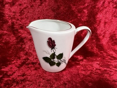Winterling Marktleuthen Milchkännchen Weiß Gold Rose Dunkelrot Grün 60er Top
