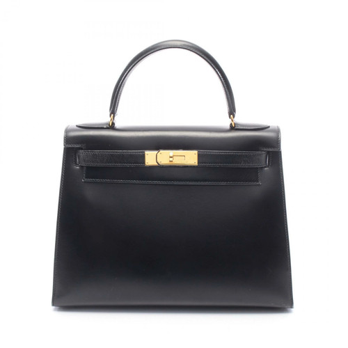 Hermes Kelly 28 Outside stitching 2WAY Handbag Calf Cowhide Box calf r30_0603