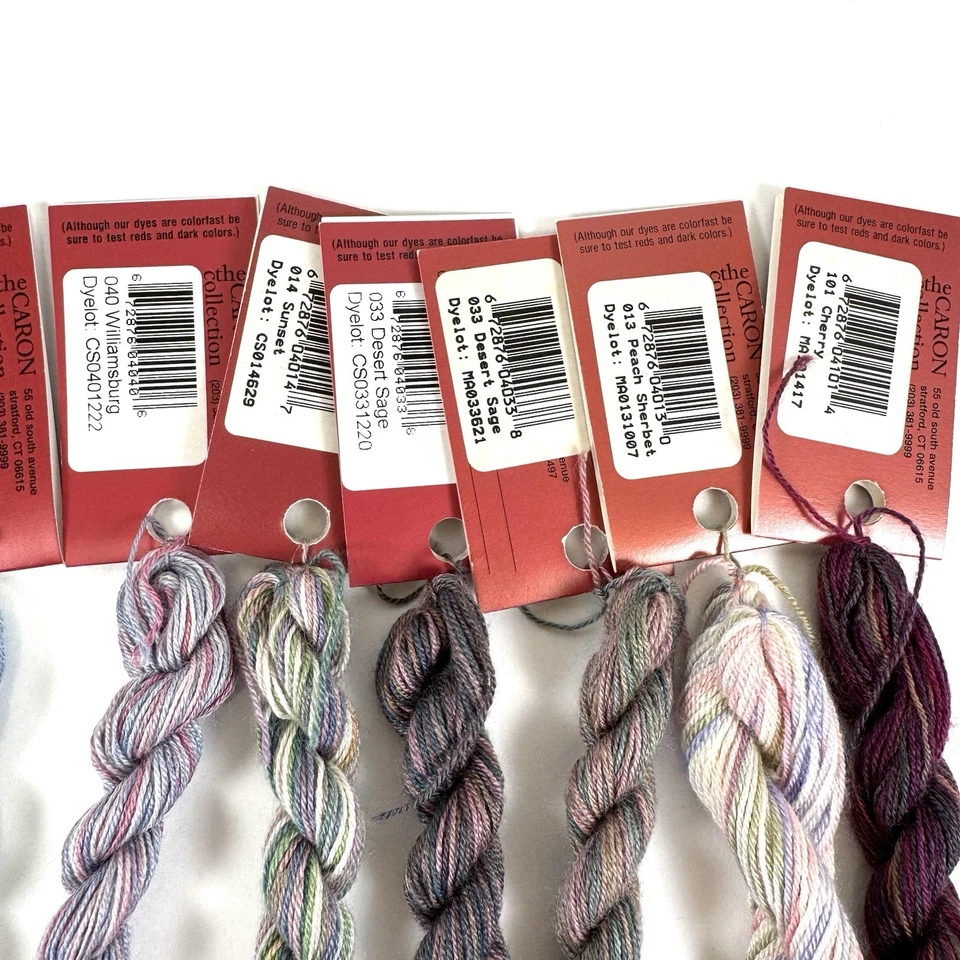 Lot of 13 Caron Impressions Threads Silk/Wool Mix Cool Earth Tones 36yd - Image 3 of 4