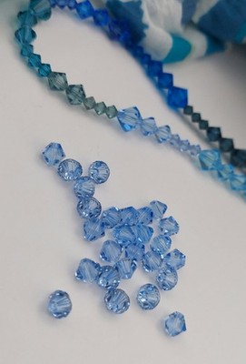20 Stk. Swarovski  Crystal Beads BICONE, 6 mm, versch. Farben - Preis 2,00 Euro