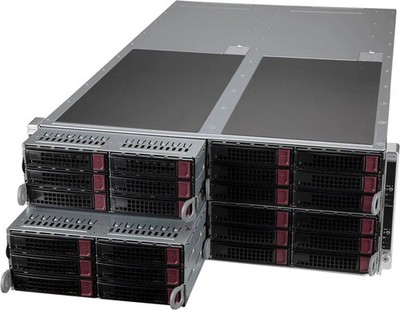 Supermicro SYS-F620P3-RTBN 4U 4-node FatTwin with 8 3.5'' SAS/SATA per node