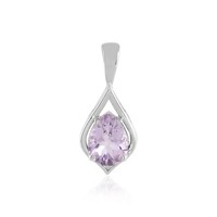 Cavill Lavendel Amethyst AnhäNger 1,34Ct Tropfen Sterling Silber