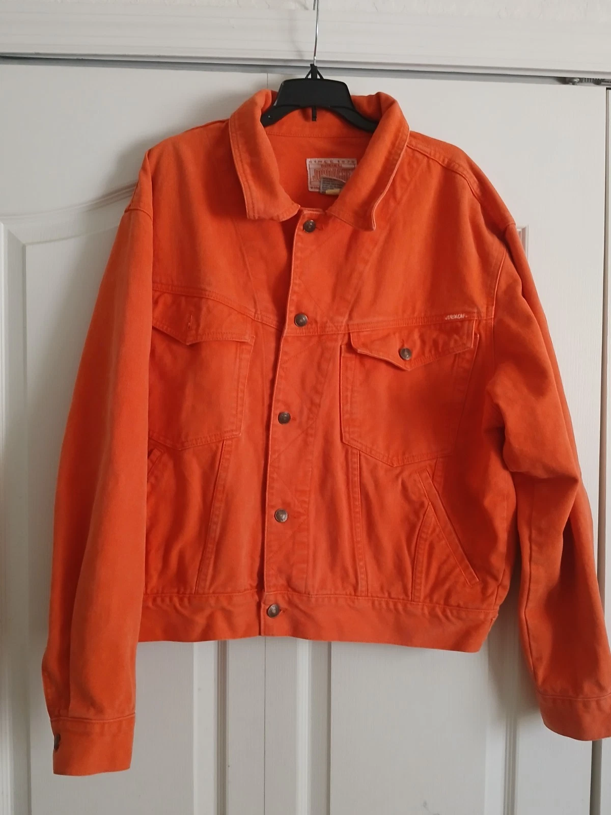 Vintage Jordache Original Denim Grey Wolf Jacket Size Large