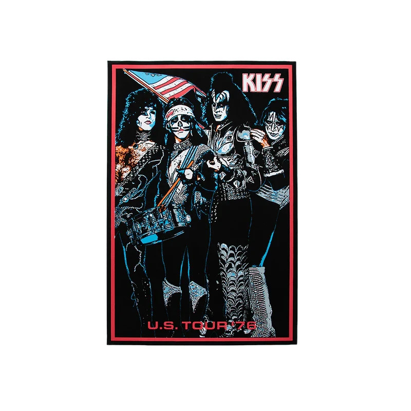 OFFICIAL KISS 1976 TOUR Blacklight Poster 3FT X 2FT HUGE | eBay