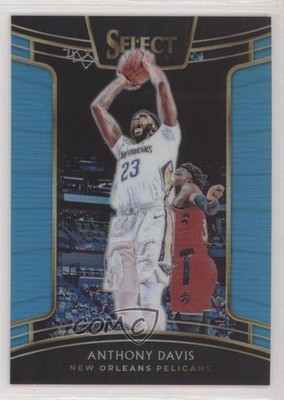 2018-19 Panini Select Concourse Light Blue Prizm 61/299 Anthony Davis #33 fm0