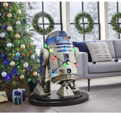 #ad Star Wars R2D2 3.5#x27; Animated LED R2D2 Home Depot Christmas Decor $569.99