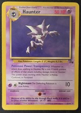 Haunter 21/62 Fossil Unlimited Non Holo Rare WoTC Pokémon Trading CG 1999 MP on eBay