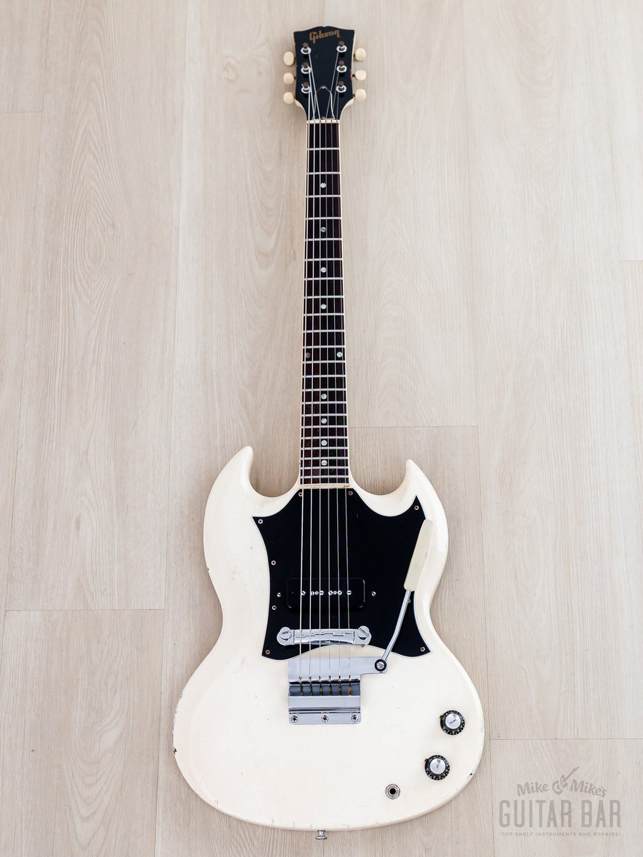 1967 Gibson SG Junior Vintage Guitar Polaris White w/ Case | eBay