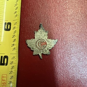 1893 International Convention Montreal CE ? 12th Rare Maple Leaf