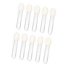10 PCS Transparent Eyeshadow Applicator Sponge Brush Makeup Tools Cosmetics