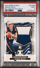 2024 Panini Impeccable Drake Maye Patch Gold 10/10 Bookend Jersey Match PSA 9