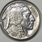 1937-P Buffalo Nickel - Choice UNC✨️ - Split Tail, Lustrous Beauty! 👀 (Lot #2)