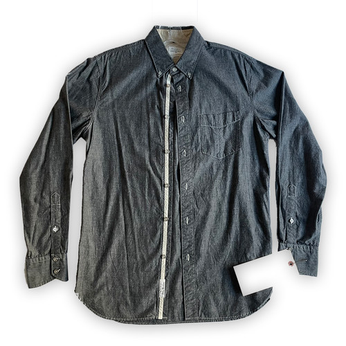 Rag & Bone, RAG & BONE Vintage Men’s Size Small Blue Denim Shirt Long Sleeve (2004)