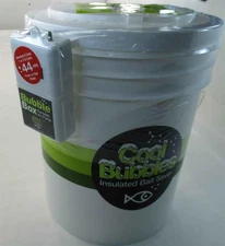 Marine Metal CB-115 Cool Bubbles 5 Gal Insulated Bait Saver Bucket Aerator